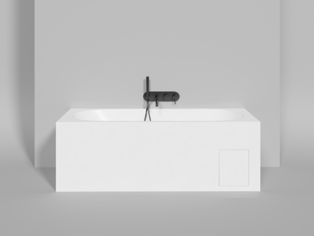 Ванна из искусственного камня Salini ORNELLA 102323M 170х70 встраиваемая прямоугольная с ножками